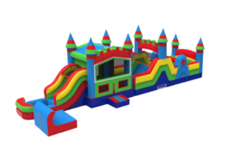 50ft Multi Color Obstacle Course